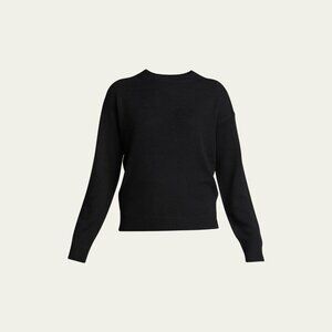 EUC Theory Black Cashmere Crewneck Sweater Size L